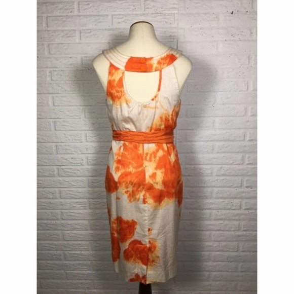 Anthropologie Moulinette Soeurs Sz 4 Orange Dress - Picture 2 of 7